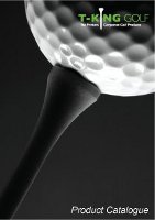  New Plain Cover Online Corporate Golf Brochure From T-King Golf 