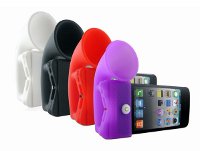 Silicone Stand & Horn for iPhone 4G