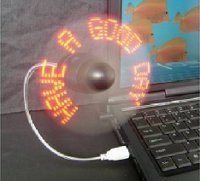 Cool USB LED Message Fan